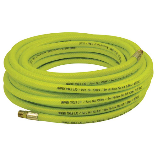 High-Vis Air Line Hose, 15.2m, 6mm Bore, 1/4" BSP - 23189_4318HV.jpg