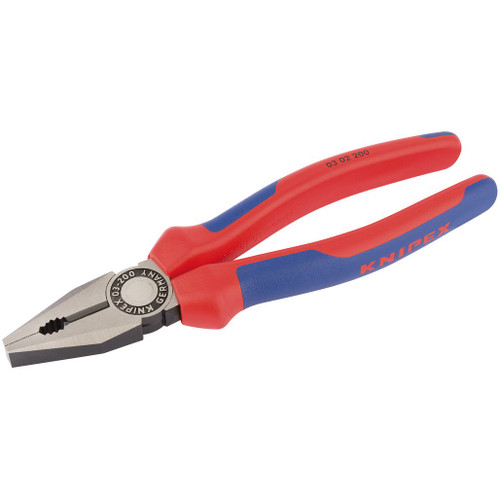 Knipex 03 02 200 SBE Combination Pliers - Heavy Duty Handle, 200mm - 69575_03-02-200-SBE.jpg