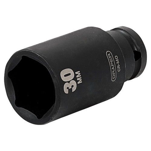 Draper HI-TORQ® Deep Impact Socket, 1/2" Sq. Dr., 30mm - 30870_1.jpg