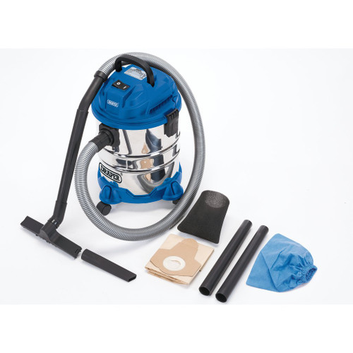 5 X Forte Polvere Sacchetti per Draper 20L Asciutto e Bagnato Shop 5 X Forte Polvere Sacchetti per Draper 20L Asciutto e Bagnato Shop