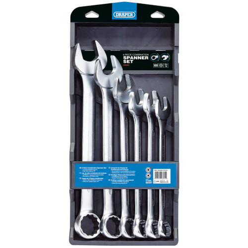 Draper HI-TORQ® Metric Combination Spanner Set (6 Piece) - 26695_1.jpg