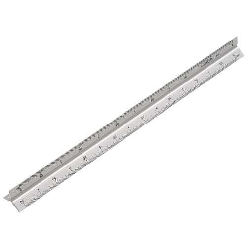 Aluminium Triangle Scale Rule, 300mm - 17686_1.jpg