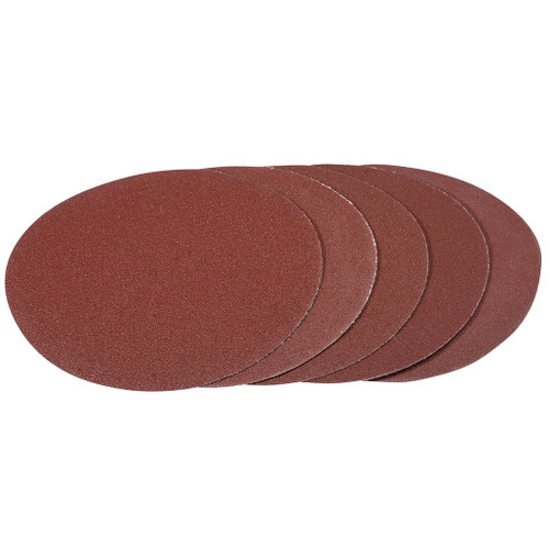 Hook and Loop Aluminium Oxide Sanding Discs, 180mm, Assorted Grit (Pack of 5) - 93428 1.jpg