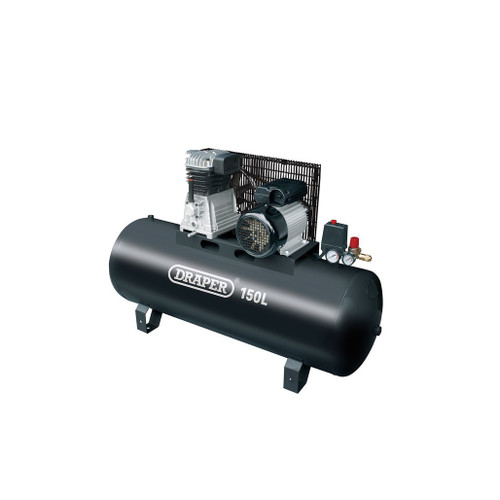 150L Belt-Driven Air Compressor without wheels, 2.2kW/3hp  - 55304_1.jpg