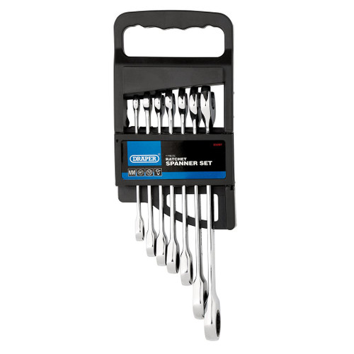 Draper HI-TORQ® Metric Ratcheting Combination Spanner Set (7 Piece) - 25397_1.jpg