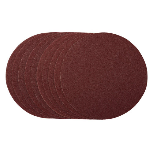 Sanding Discs, 180mm, Hook & Loop, 80 Grit, (Pack of 10) - 55204_1.jpg