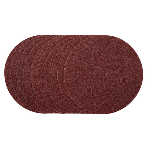 Sanding Discs, 150mm, Hook & Loop, 40 Grit, (Pack of 10) - 54887_1.jpg