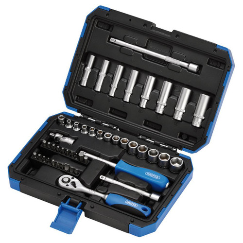 DRAPER 51pc. ソケットセット Combined MM/AF Socket Set, 1/2