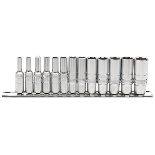 Deep Metric Socket Set on a Metal Rail, 1/4" Sq. Dr. (13 Piece) - 16490_B13MD-SR.jpg