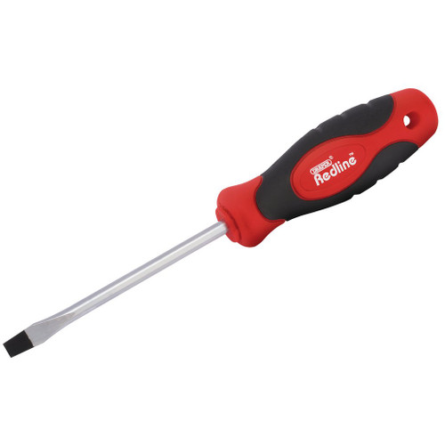 Draper Redline® Plain Slot Soft Grip Screwdriver, 6 x 100mm - 68010_RL-SDSGA.jpg