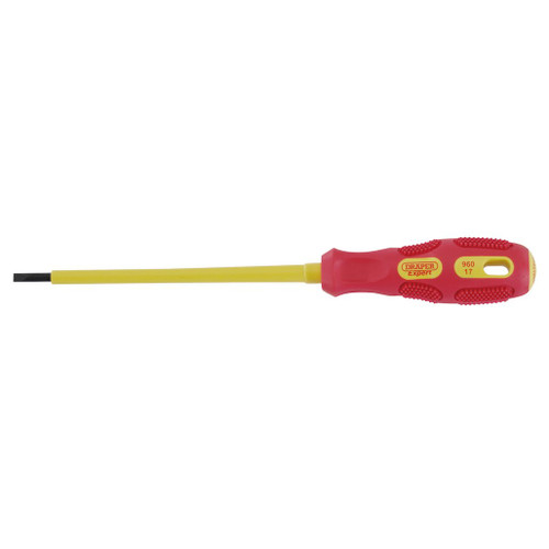 VDE Approved Fully Insulated Plain Slot Screwdriver, 3.0 x 100mm  - 69212_960.jpg