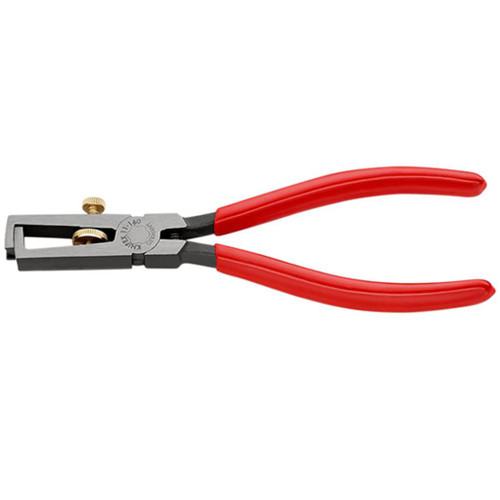 KNIPEX 11 01 160 Insulation Stripper with opening spring, universal plastic coated black atramentized, 160mm - 12298_1.jpg