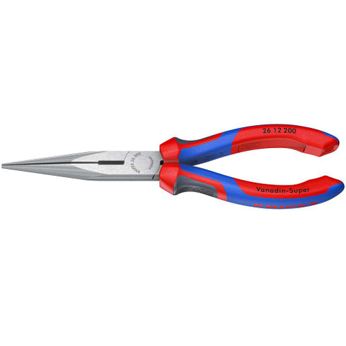 KNIPEX 26 12 200 SBE Long Nose Pliers with Heavy Duty Handles, 200mm - 55580_1.jpg