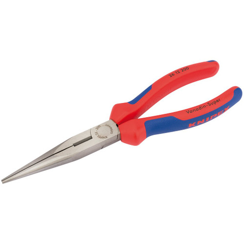 Knipex 26 12 200 SBE Long Nose Pliers with Heavy Duty Handles, 200mm - 55580_26-12-200-SBE.jpg