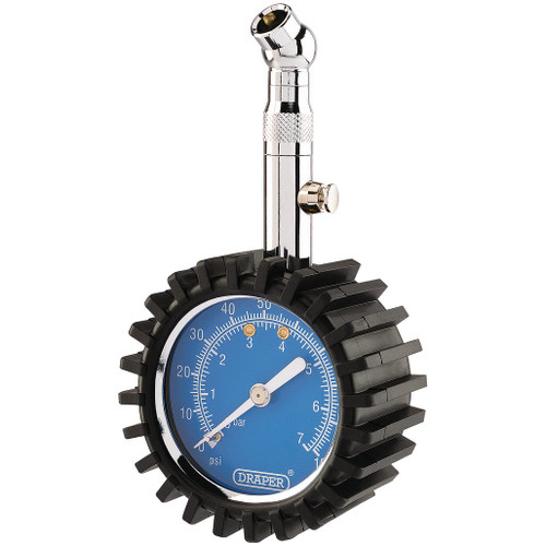 Short Tyre Pressure Gauge, 0 - 100psi, 0 - 7bar - 91347_1.jpg