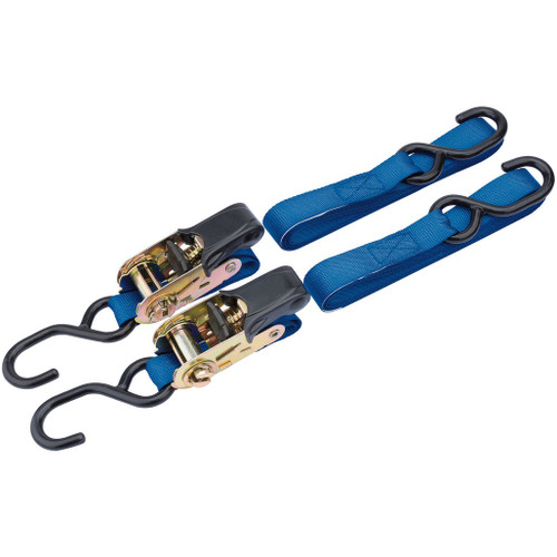 Ratcheting Tie Down Straps, 3.5m x 25mm, 250kg (2 Piece) - 60964_RTDS25B2-B.jpg