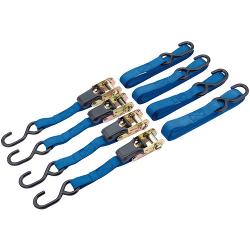 Ratcheting Tie Down Straps, 5m x 25mm, 250kg (4 Piece) - 60965_RTDS25B4-B.jpg