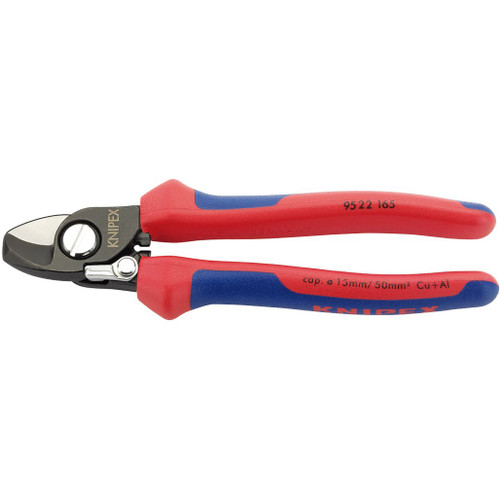 Knipex Copper or Aluminium Only Cable Shear with Sprung Heavy Duty Handles, 165mm - 09448_9522-165.jpg