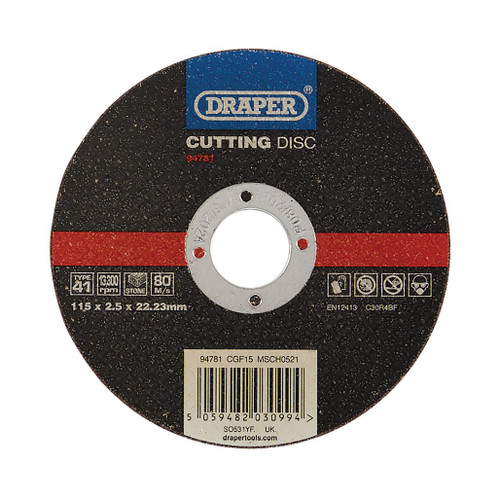 Flat Stone Cutting Disc, 115 x 2.5 x 22.23mm - 94781_1.jpg