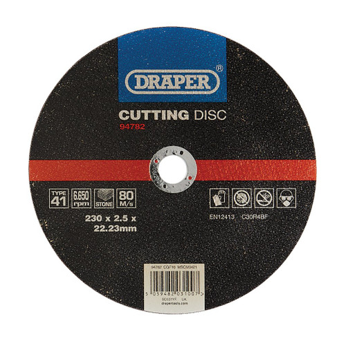 Flat Stone Cutting Disc, 230 x 2.5 x 22.23mm - 94782_1.jpg