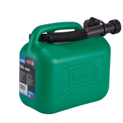 Plastic Fuel Can, 5L, Green - 09052_1.jpg