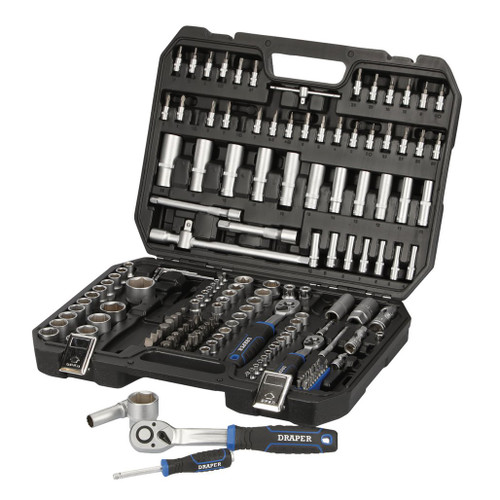 Draper HI-TORQ® Metric Socket Set, 1/4", 3/8"  & 1/2" Sq. Dr. (171 Piece) - 21529_1.jpg