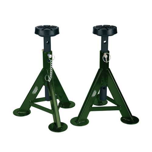 Draper Expert Axle Stands, 3 Tonne, Green (Pair)  - 04339_1.jpg