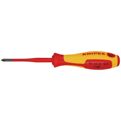 KNIPEX 98 24 01 SLS VDE Insulated Plus/Minus Screwdriver, PH/S1 x 80mm - 28055_1.jpg