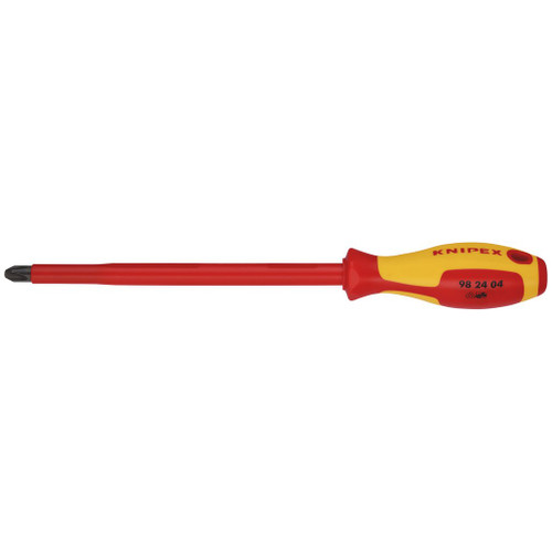 KNIPEX 98 24 04 VDE Insulated Screwdriver, PH4 x 200mm - 18805_1.jpg