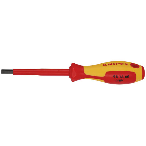 KNIPEX 98 13 60 VDE Insulated Hexagon Screwdriver, 6 x 75mm - 18779_1.jpg