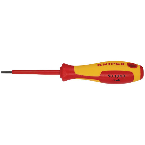 KNIPEX 98 13 30 VDE Insulated Hexagon Screwdriver, 3.0 x 75mm - 18775_1.jpg