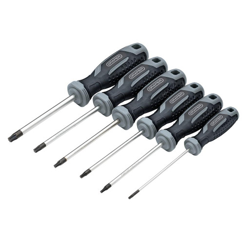 Draper 33685 Imperial-Sechskantschlüssel-Set, 8-teilig – Chrom-Vanadium-Stahl, Blau
