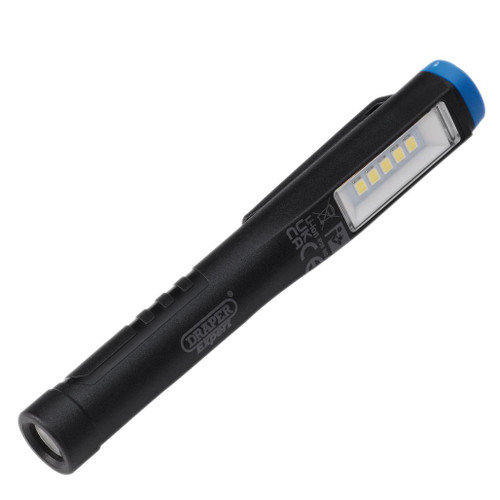 SMD LED USB Rechargeable Pen Light, 1W, 150 Lumens, USB-C Cable Supplied - 31098_1.jpg