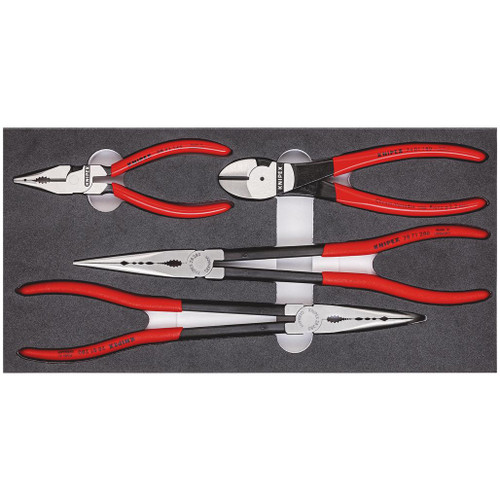 KNIPEX 00 20 01 V16 Set Of Pliers In a Foam Tray, 4 Parts  - 09240_1.jpg