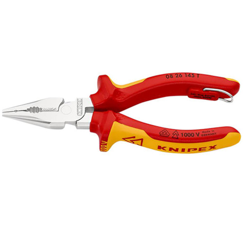 KNIPEX 08 26 145 T BK Needle-Nose Combination Pliers, 145mm - 25159_1.jpg