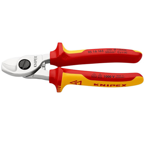 KNIPEX 95 16 165 SB VDE Cable Shears, 165mm - 34058_1.jpg