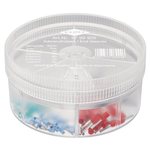 KNIPEX 97 99 905 Assortment Boxes with 150 Wire Ferrules  - 26152_1.jpg