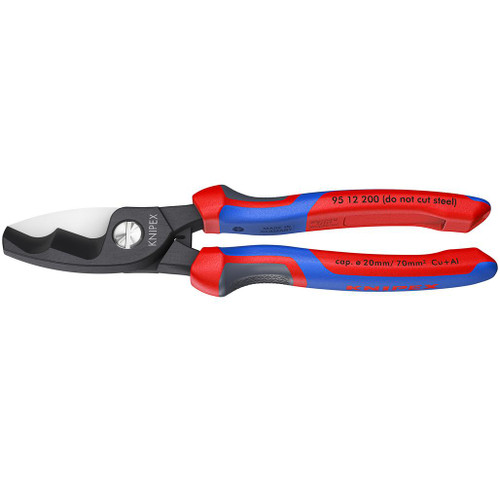 KNIPEX 95 12 200 SB Cable Shears with Twin Cutting Edge, 200mm - 26113_1.jpg
