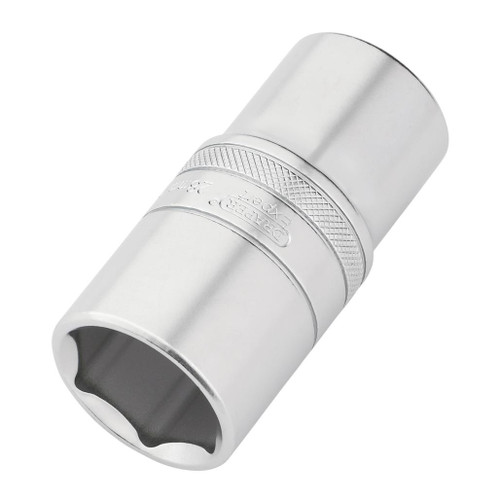 Draper Expert Metric Deep Socket, 1/2" Sq. Dr., Micro Satin Chrome, 28mm - 22464_1.jpg