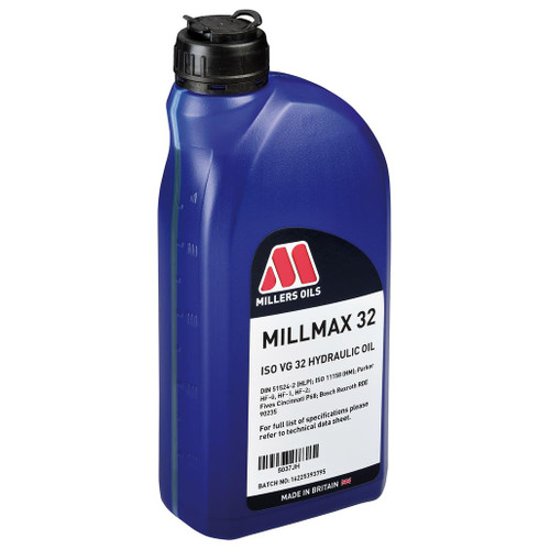 Millers Oils Millmax 32 Hydraulic Oil, 1L - 14480_1.jpg