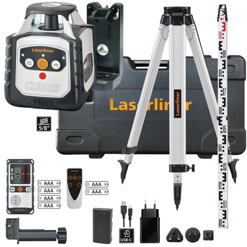 Laserliner 052.325A Cubus 110 S Set Fully Automatic Rotating Laser, 150cm - 32170_1.jpg