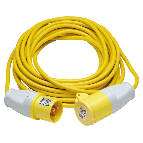 Defender E85118 110V Extension Lead, Yellow, 1.5mm², 16A, 10m - 35073_1.jpg