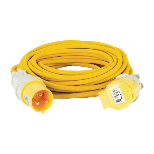 Defender E85240 110V Extension Lead, Yellow, 4mm², 32A, 14m - 35819_1.jpg