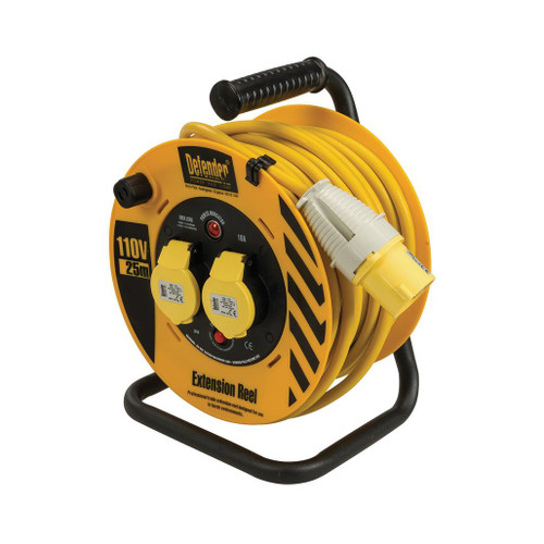 Defender E86455 110V Heavy Duty Industrial Cable Reel, 25m - 35821_1.jpg