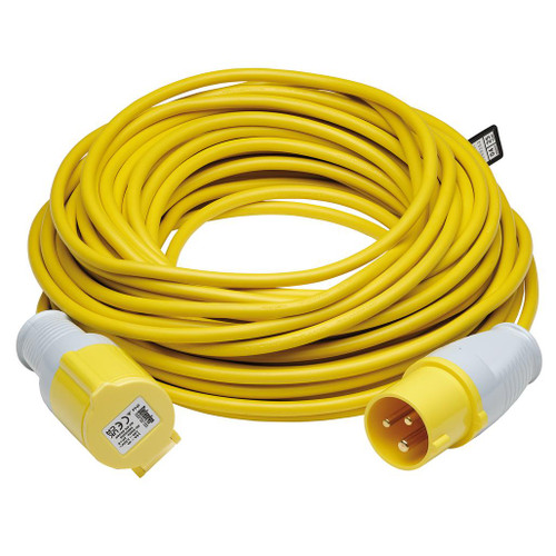 Defender E85230 110V Extension Lead, Yellow, 1.5mm², 16A, 25m - 35070_1.jpg