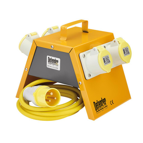 Defender E13104 110V Splitter Box, 4 x 16A - 35847_1.jpg