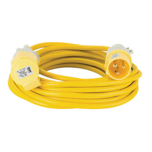 Defender E85123 Arctic Extension Lead, Yellow, 16A, 2.5mm², 10m - 35062_1.jpg