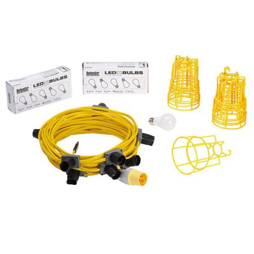 Defender E89811 110V 100W LED ES Festoon Kit, 22m - 34885_1.jpg