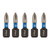 Draper Expert Cross Slot/PH Type Impact Screwdriver Bits, No.1 x 25mm, 1/4" Hex (Pack of 5) - 04934_2.jpg