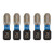 Draper Expert PZ-Type Impact Screwdriver Bits, No.3 x 25mm, 1/4" Hex (Pack of 5) - 04975_2.jpg